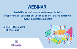 Servizi Fintech ed Innovation Manager in Italia