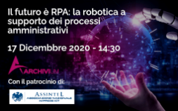 Il futuro è RPA: la robotica a supporto dei processi amministrativi