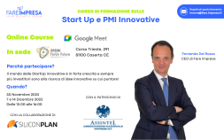 Corso di formazione Start Up e PMI Innovative