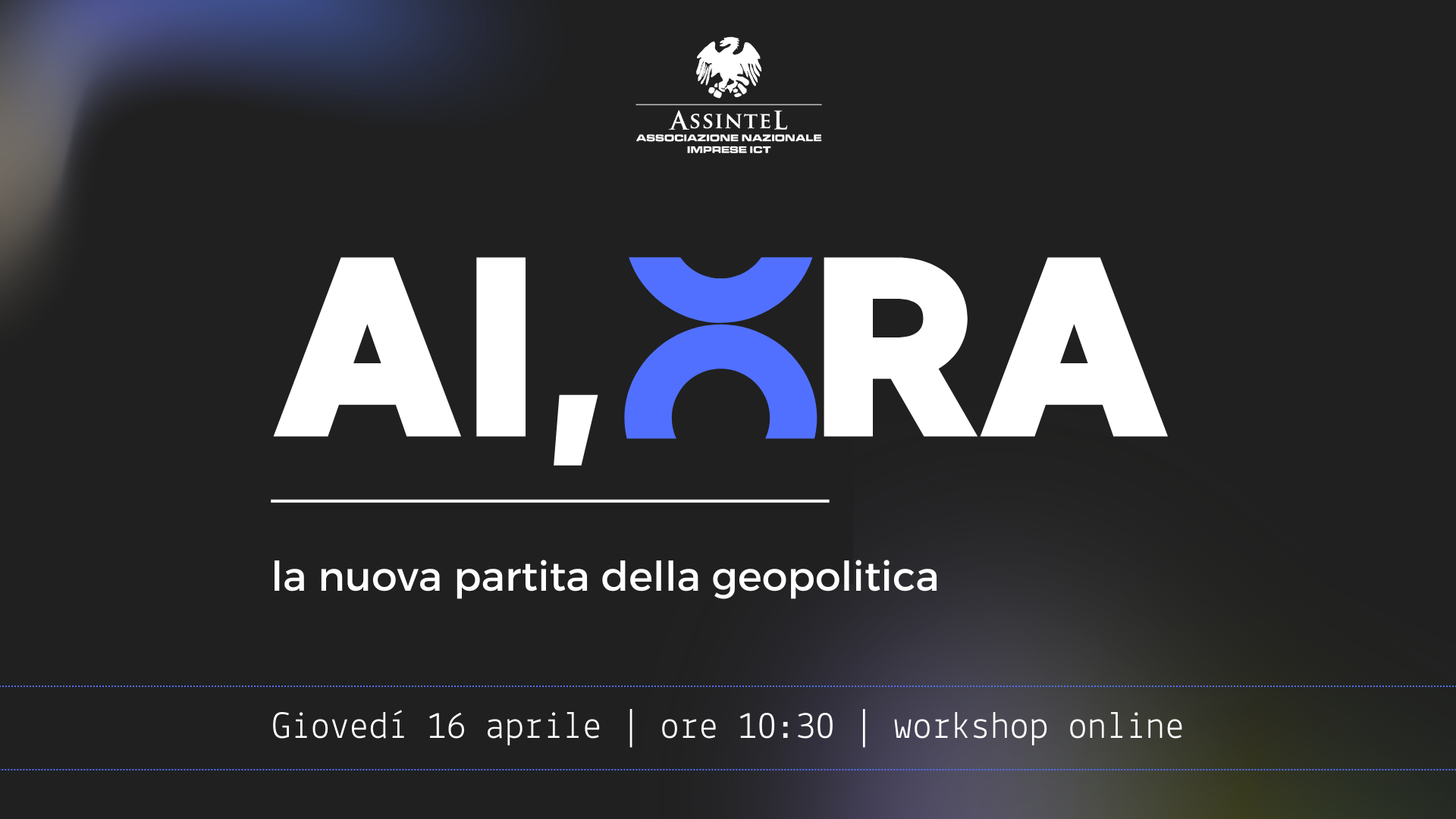 AI ORA la nuova partita della geopolitica