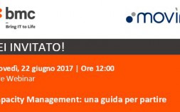 22 Giugno - Live Webinar  h 12.00 - BMC in collaborazione con Moviri